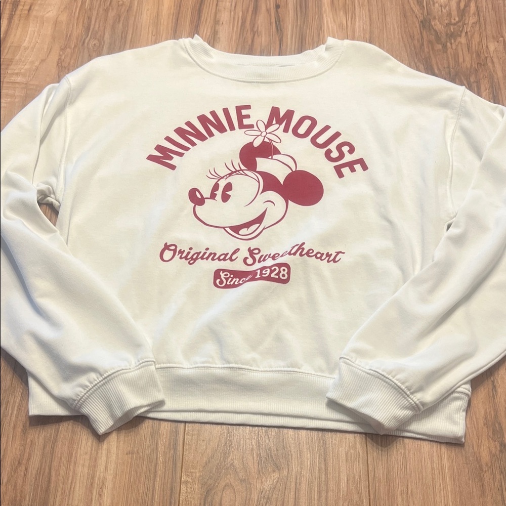 Disney Minnie Mouse Cream Sweater